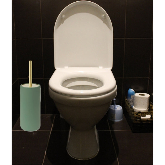 5Five Toiletborstel Savona in houder - ficus groen - 10 x 35 cm