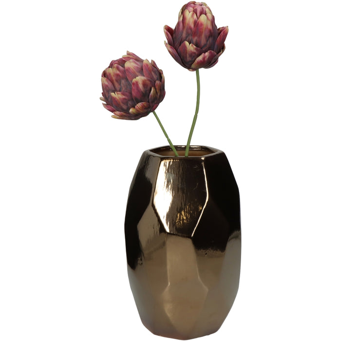 HD Collection Vaas Kubus  - Keramiek - 16x24x16cm (BxHxD)