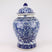 Fine Asianliving Chinese Gemberpot Blauw Wit