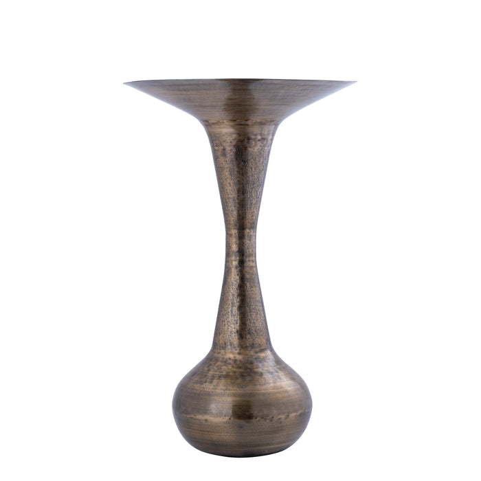 PTMD Aarna Antique Brass Sheet Alu Shaped Pot L