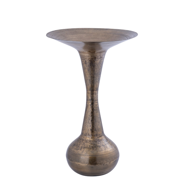 PTMD Aarna Antique Brass Sheet Alu Shaped Pot L