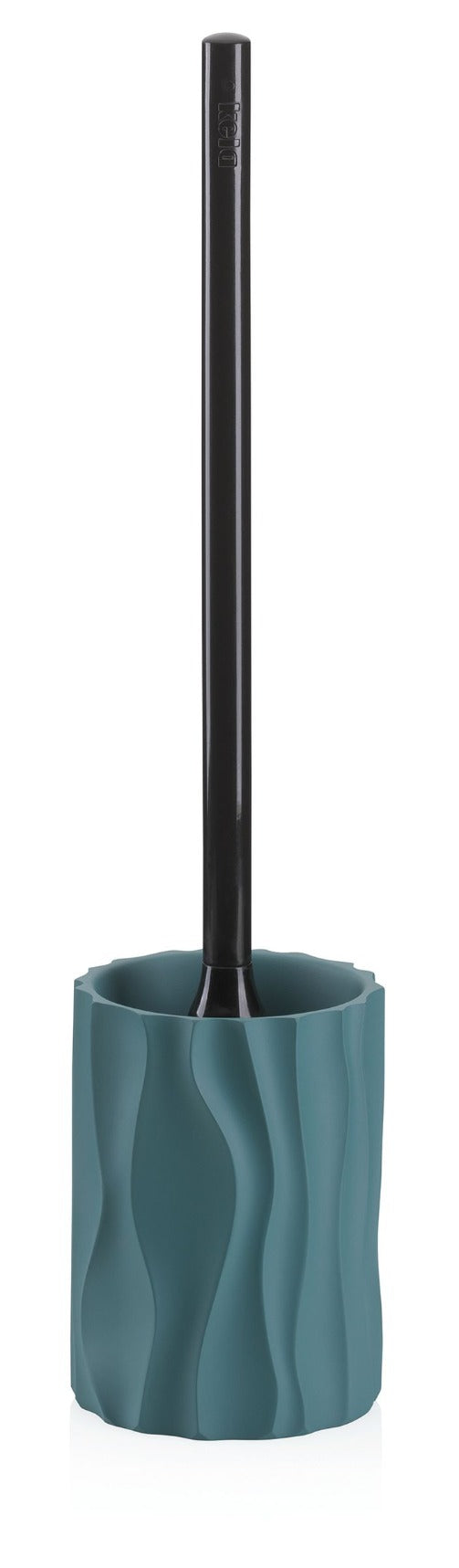 Toiletborstel met Houder, Polyresin, Teal Blauw - Kela | Merida
