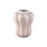 PTMD Hamish Pink Ceramic Round Wavy Shaped Vase L