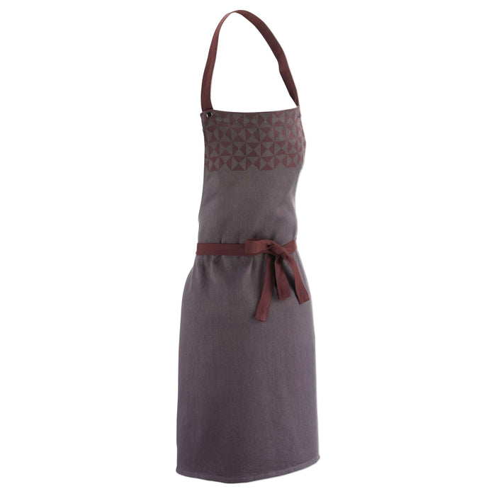 Kookschort, Keukenschort, Set van 6 Stuks, Katoen, Bruin, 80 x 80 cm -