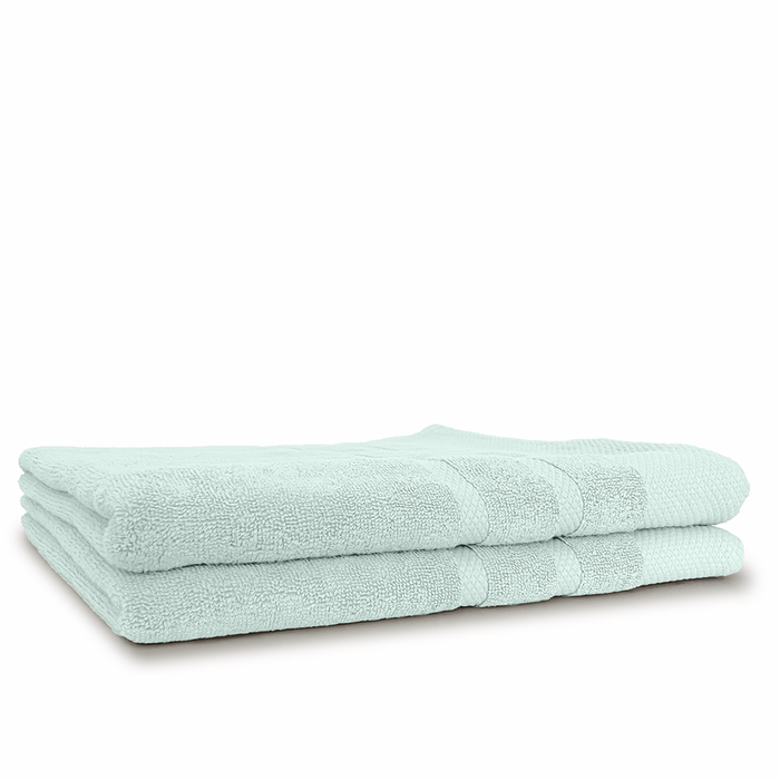 LINNICKBadstof Badlaken  Katoen 70x140cm - soft green - 2X