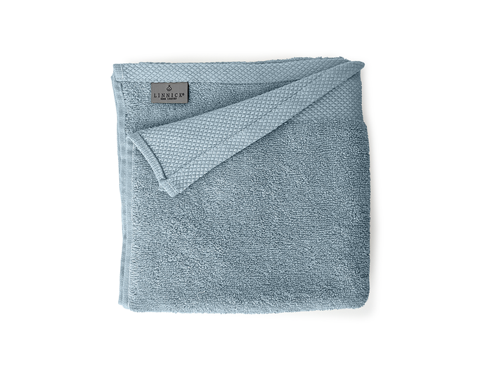 LINNICK Diamond Badstof Handdoek 50x100cm - denim - set van 6