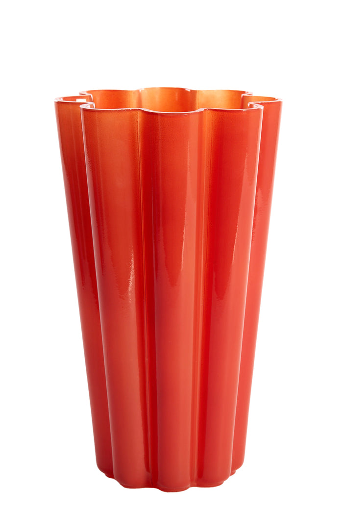 Light & Living - Vaas CETINI - Ø16x28.5cm - Oranje