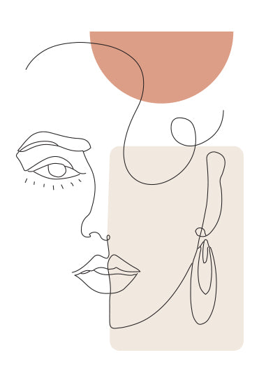 Wallified - Lady Abstract Poster - Wallified - Abstract - Poster -