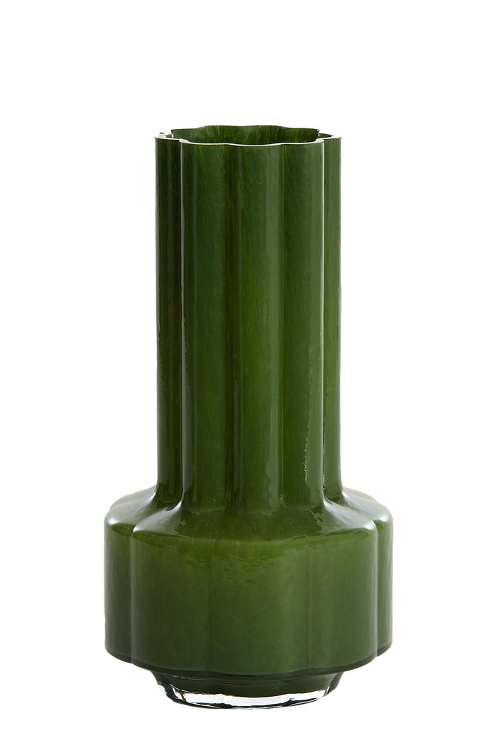Light & Living - Vaas MONEVA - Ø14.5x29cm - Groen