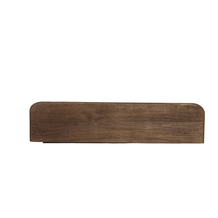 Light&living Wandplank 100x23x3 cm TARONTU mat grijs|bruin
