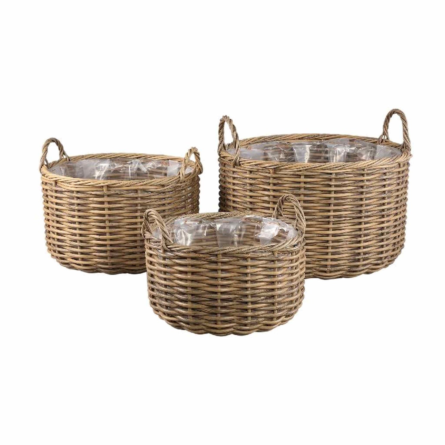 PTMD Mand Jezzelle - 50x50x41 cm - Polyethyleen - Naturel