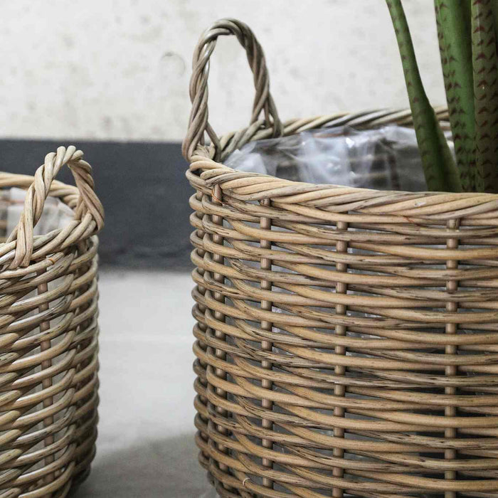 PTMD Mand Jezzelle - 50x50x41 cm - Polyethyleen - Naturel