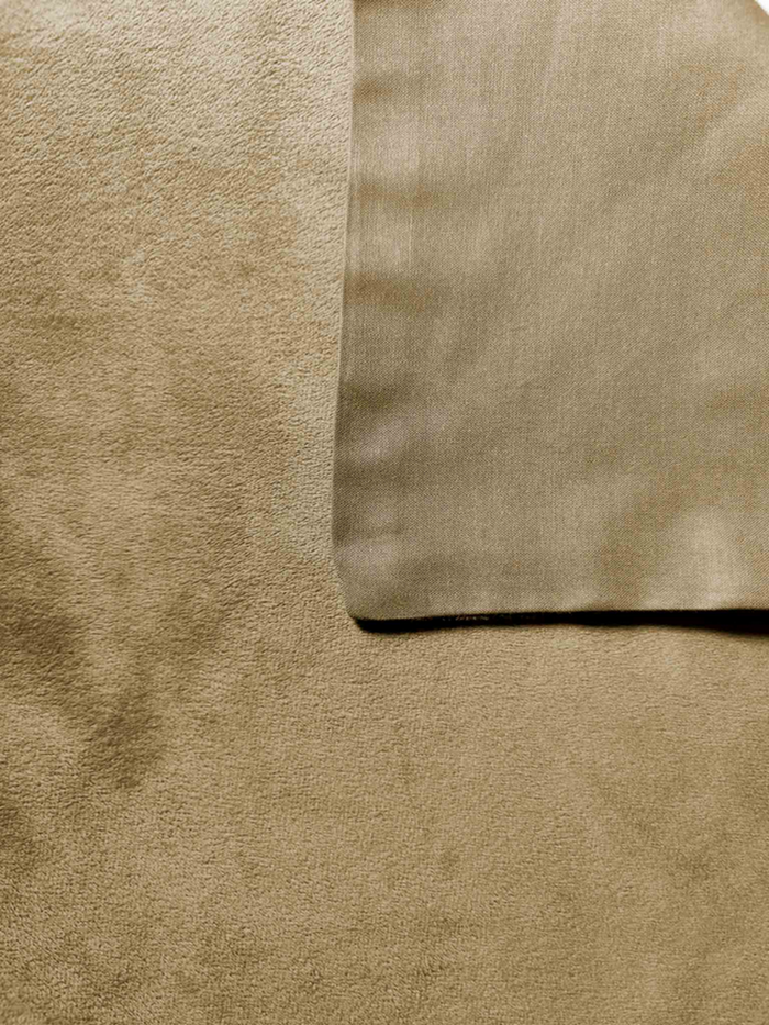Zo Home Dekbedovertrek Katoen Velluto - pale gold