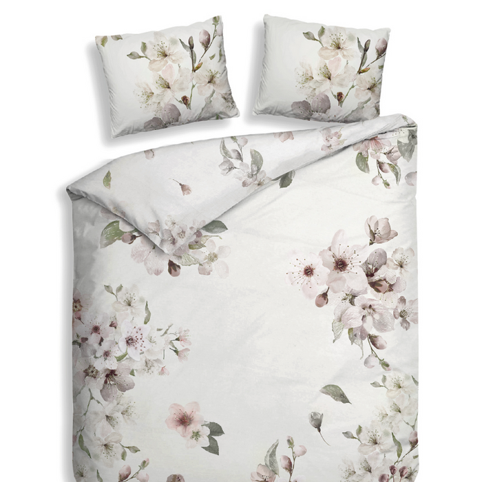 Heckett Lane Dekbedovertrek Katoen Satijn Fai - off white