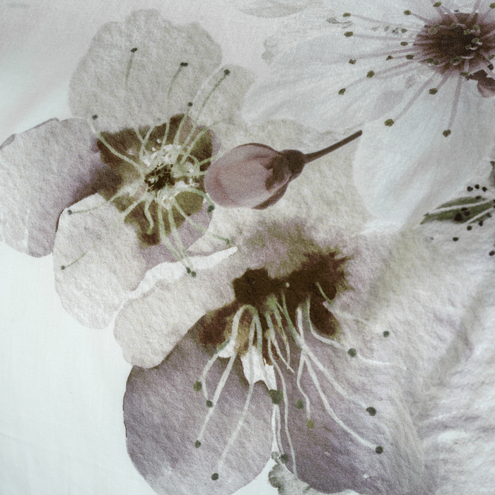 Heckett Lane Dekbedovertrek Katoen Satijn Fai - off white