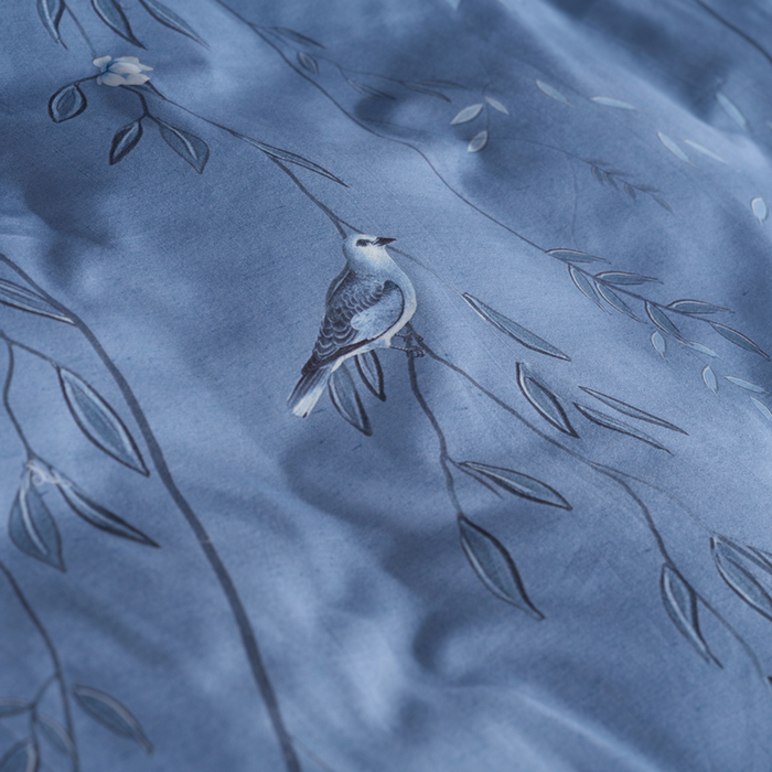 Heckett Lane Dekbedovertrek Katoen Twill Margaux - blue