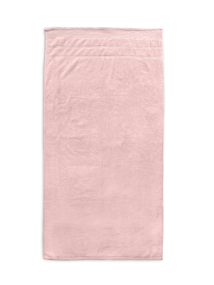 LINNICKVelours Badlaken  Katoen 70x140cm - light pink - 2X