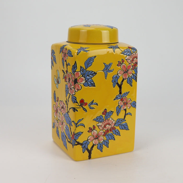 Fine Asianliving Chinese Gemberpot Porselein Geel