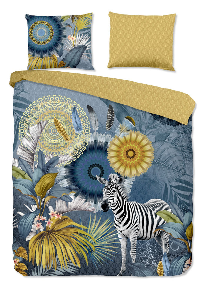 Hip Dekbedovertrek Katoen Satijn Laska - blue