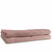 LINNICKVelours Badlaken  Katoen 70x140cm - rose - 2X