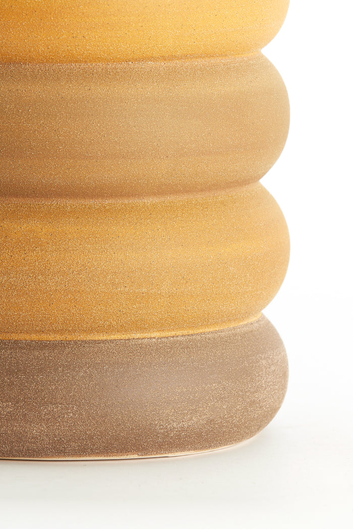 Light & Living - Vaas TRIORA - Ø23x32.5cm - Bruin