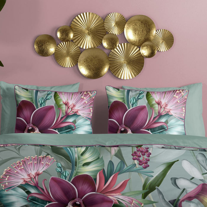 Descanso Dekbedovertrek Biologische Katoen Satijn Allison - multi