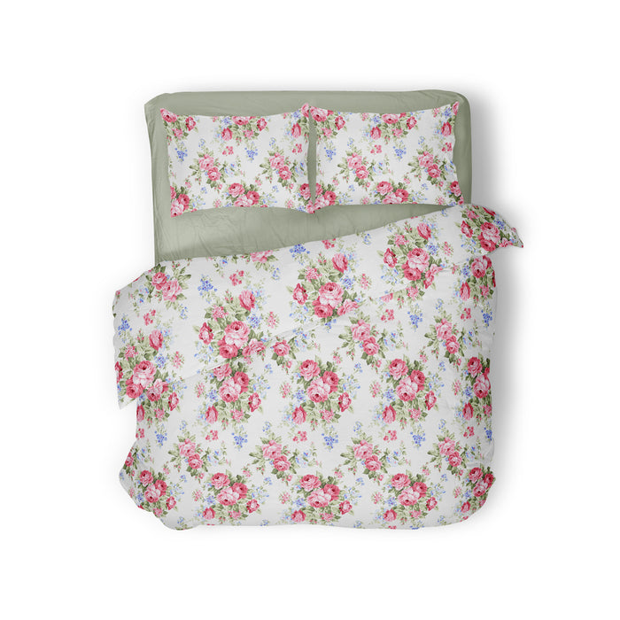 Eleganzzz Dekbedovertrek Micropercal Nina - roze