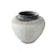 PTMD Jinsu White Round GRC Jar Pot W Dark Border M