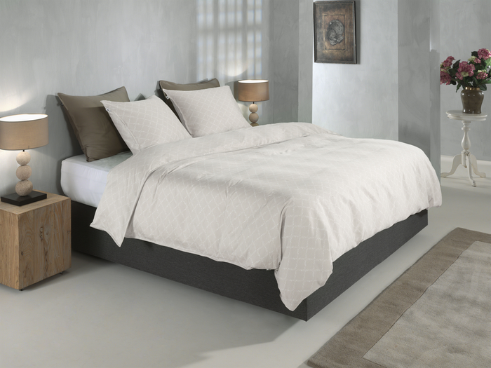 Zo Home Dekbedovertrek Katoen Satijn Linea di Satinado - off white