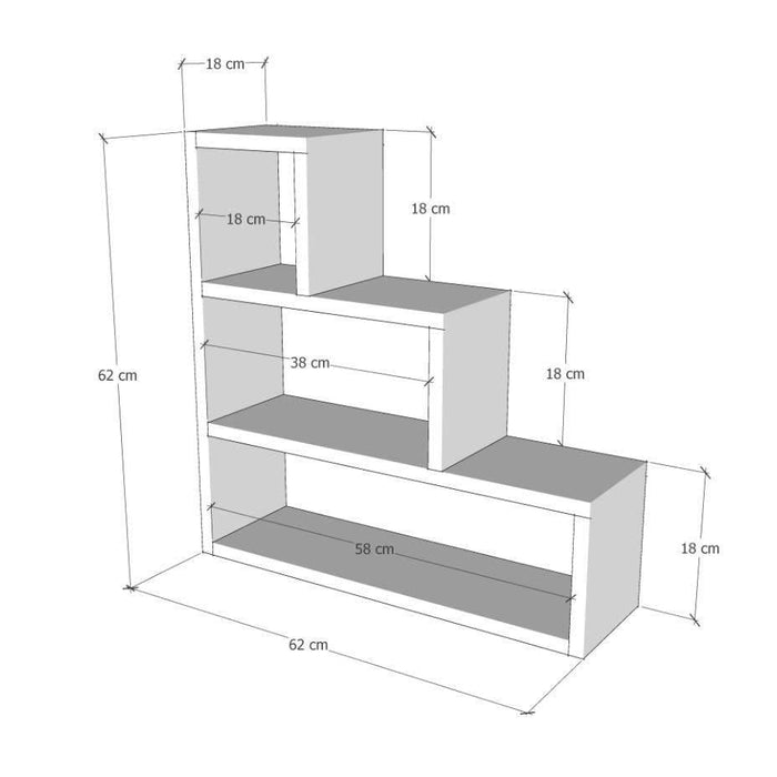 Kalune Design Wandplank Piramit
