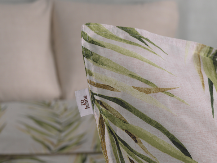 Zo Home Dekbedovertrek Katoen Palma - beige