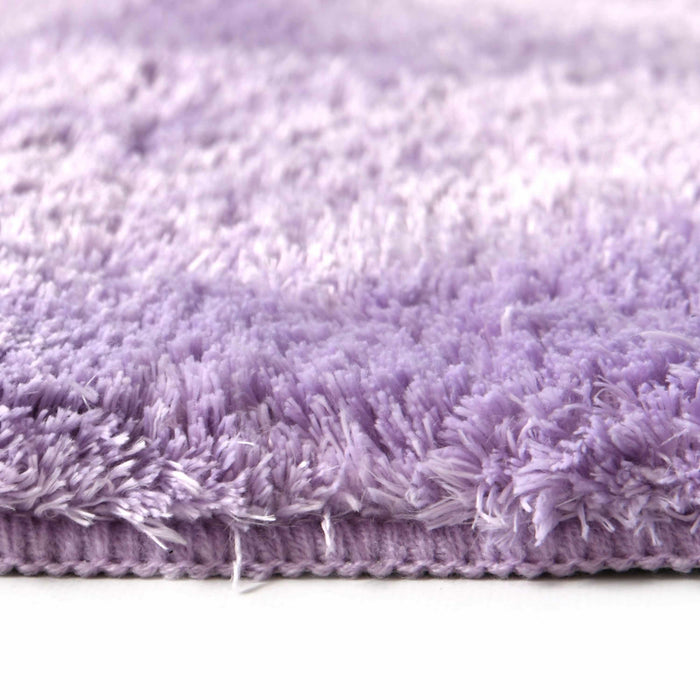 Spirella badkamer vloerkleed|tapijt - hoogpolig - lila paars - 40 x 60