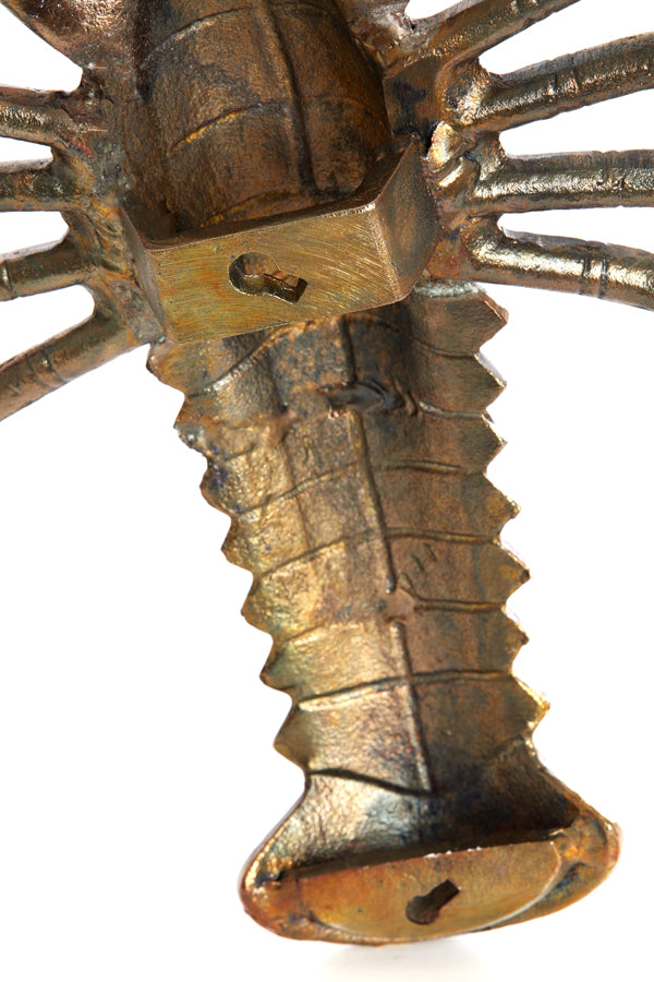 Light & Living Light&living Ornament 37x19x10 cm LOBSTER antiek brons