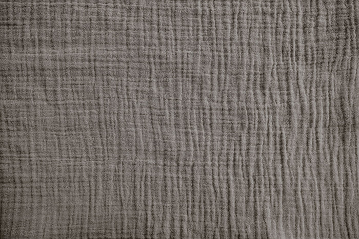 Heckett Lane Dekbedovertrek Mousseline Katoen Quinn - fossil taupe