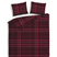 Heckett Lane Dekbedovertrek Flanel Silvan - red