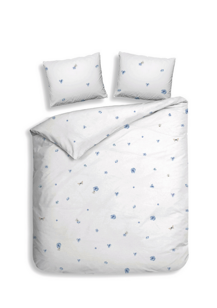 Heckett Lane Dekbedovertrek Katoen Clip-Sheared Mikaela - White