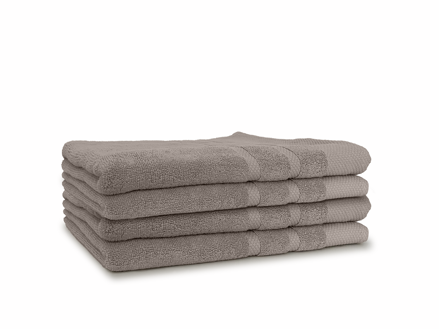 LINNICKBadstof Badlaken  Katoen 70x140cm - taupe - set van 4