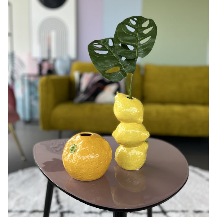 HD Collection Vaas Sinaasappel -  - Keramiek - 11x10x11cm (BxHxD)