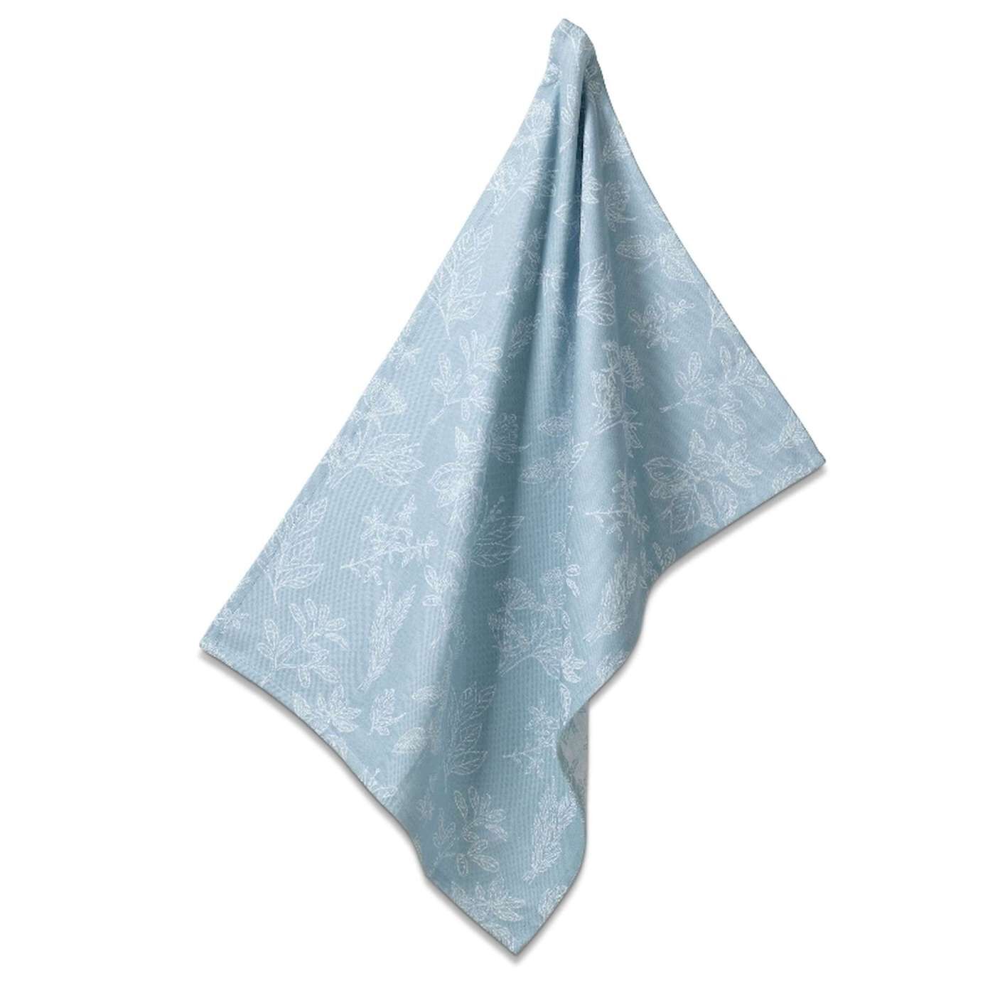 Theedoek, Set van 4 Stuks, Katoen, IJs Blauw, 70 x 50 cm - Kela | Svea