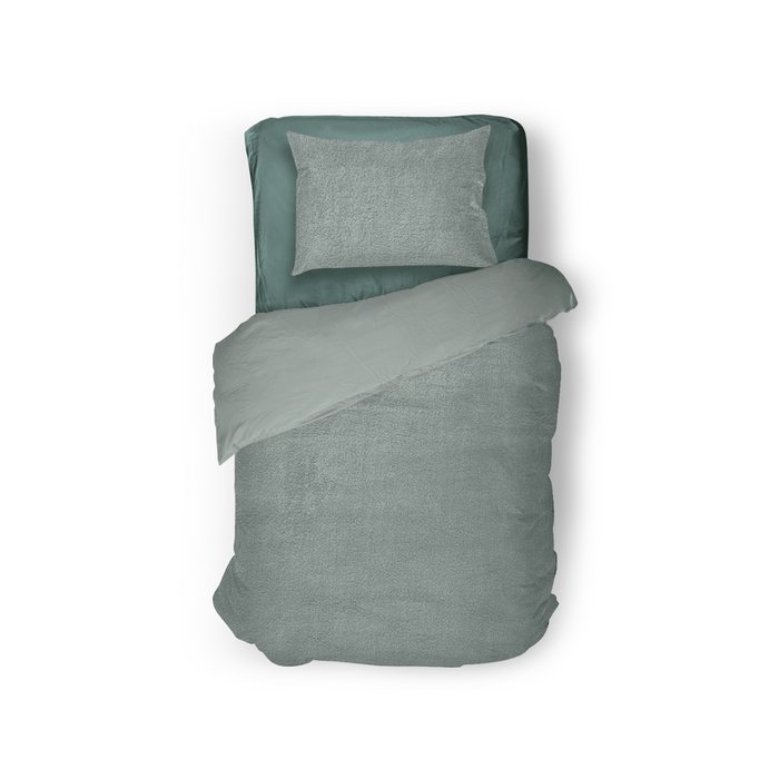 Eleganzzz Dekbedovertrek Teddy Pluche - jade
