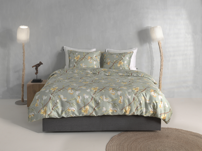 Zo Home Dekbedovertrek Katoen Satijn Denise - green