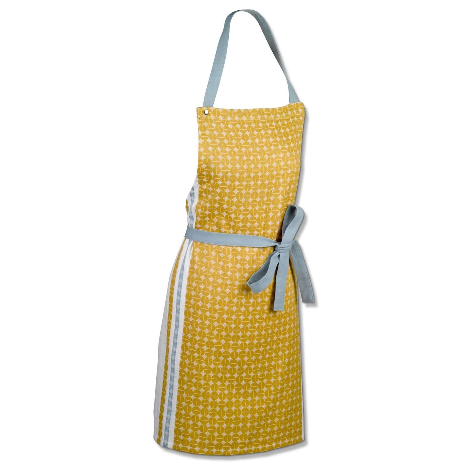 Kookschort, Keukenschort, Set van 2 Stuks, Katoen, Curry Geel, 80 x 67