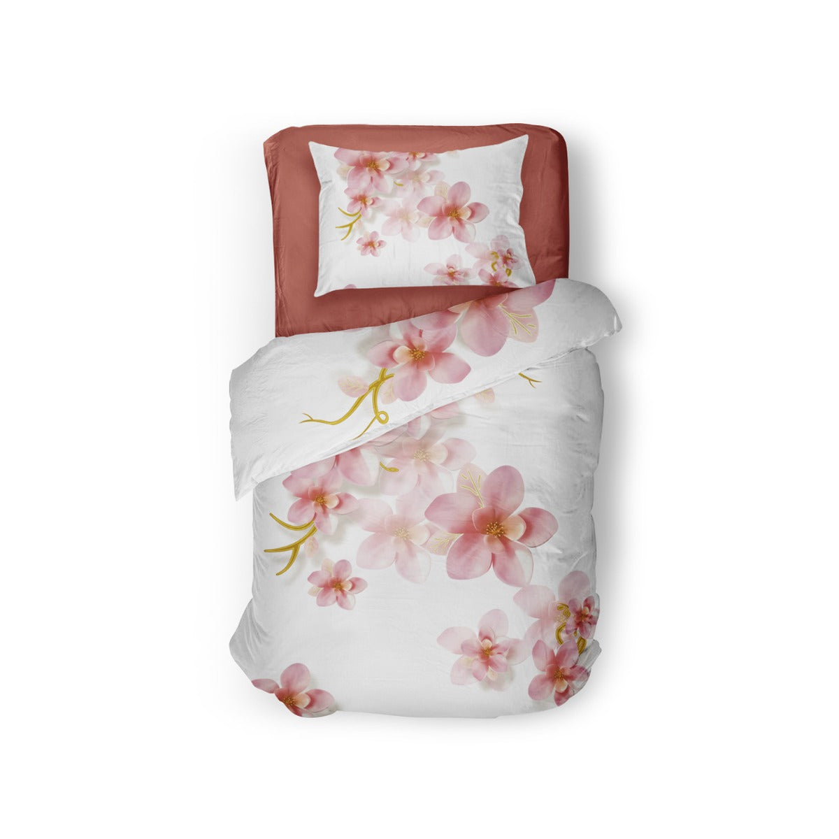 Eleganzzz Dekbedovertrek Micropercal Floral Paradise - multi