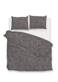 Zo Home Dekbedovertrek Katoen Paisley di Lino - dark grey