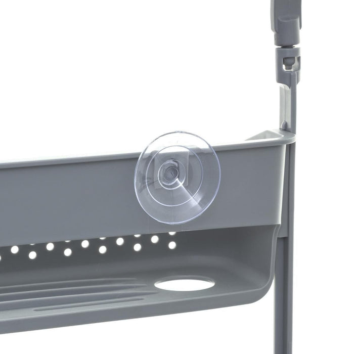 5Five Doucherekje - 2-laags - grijs - kunststof - 32x70 cm