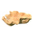 PTMD Loza Natural Teakwood Organic Shaped Bowl