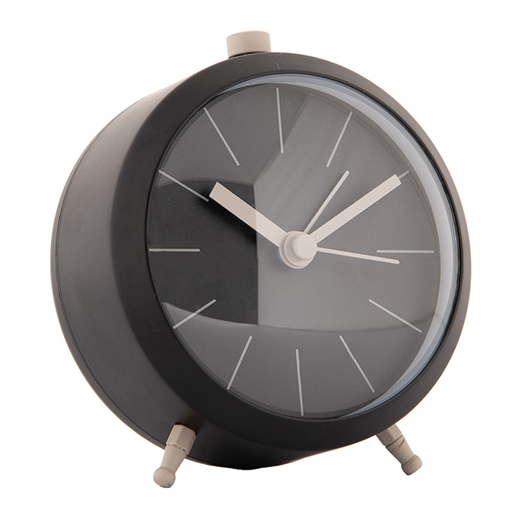 Gabriël Wekker Analoog Ø 10x6x11 Zwart Metaal