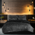 Eleganzzz Dekbedovertrek Crushed Velvet - black