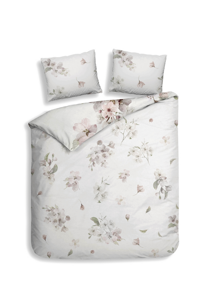 Heckett Lane Dekbedovertrek Katoen Satijn Fai - off white