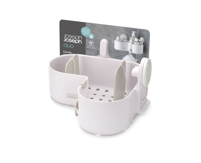 Joseph Joseph Duo Opal - Douchecaddy met Zuignap in Hoekvorm